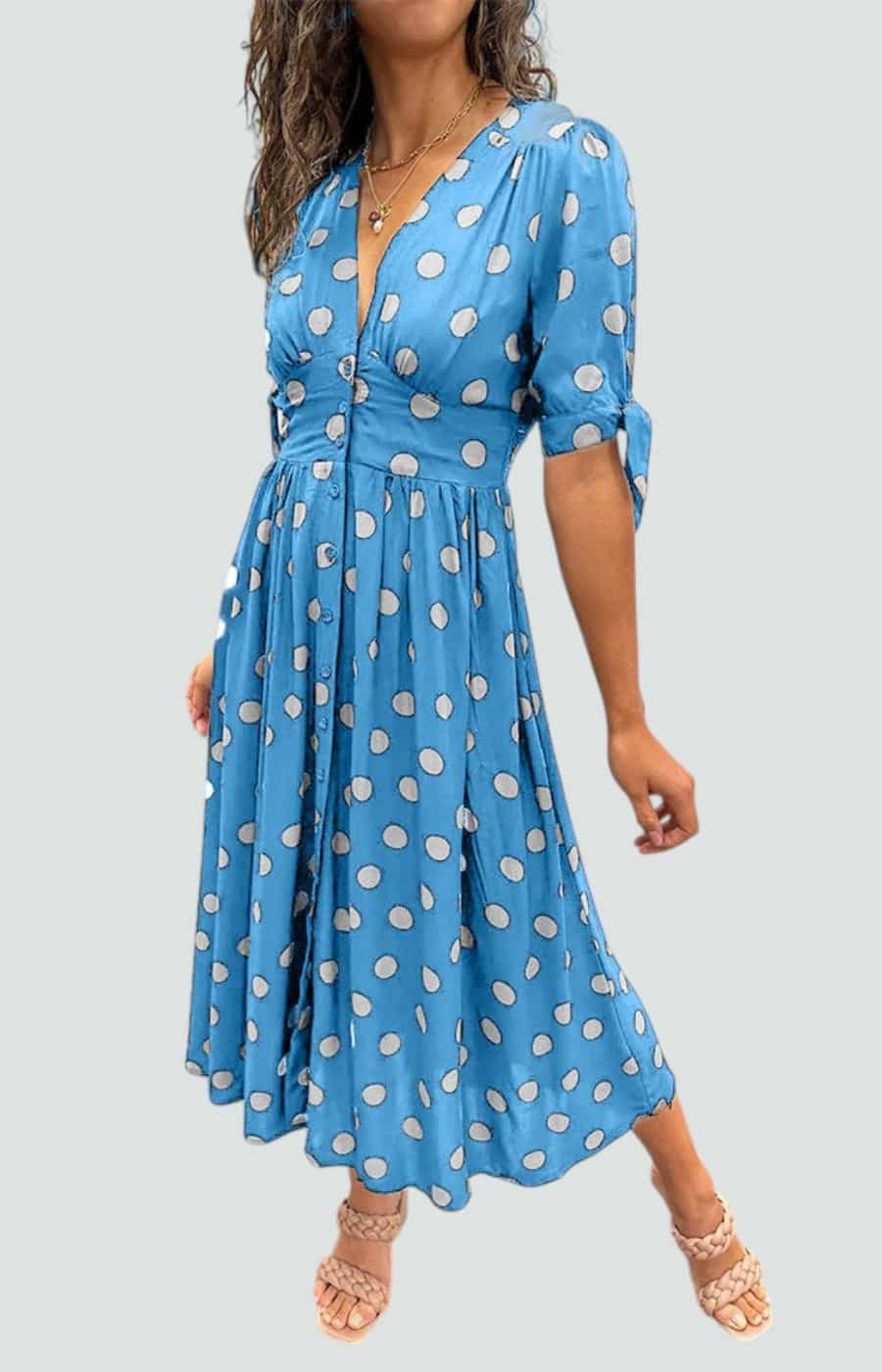 ALMUDENA | VESTIDO DE LUNARES CON ENCANTO ATEMPORAL